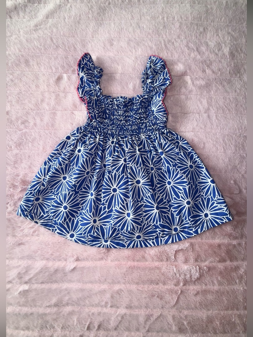 Penelope Mack Blue and White Daisy Sundress